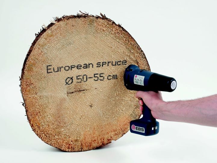 Holz bedrucken mit Handjet