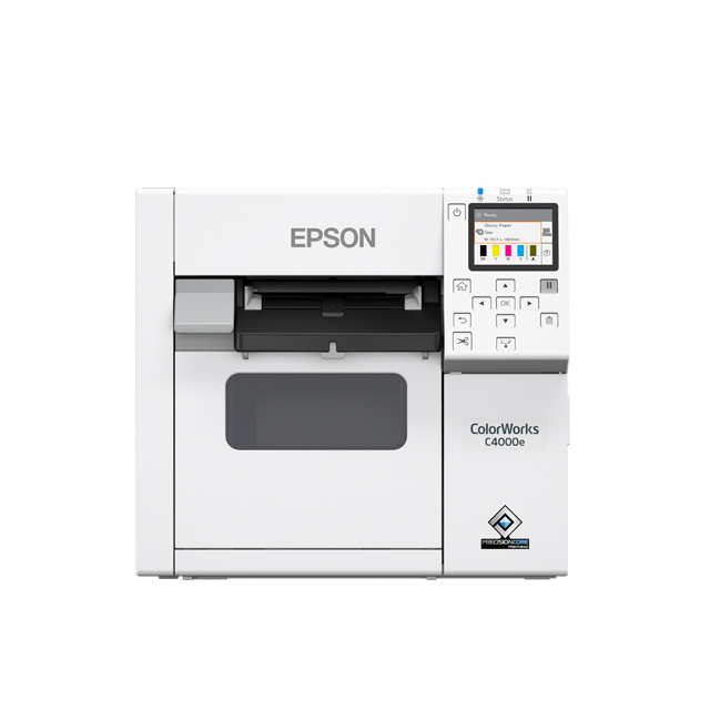 Bild vom EPSON c4000 Farbetikettendrucker Front