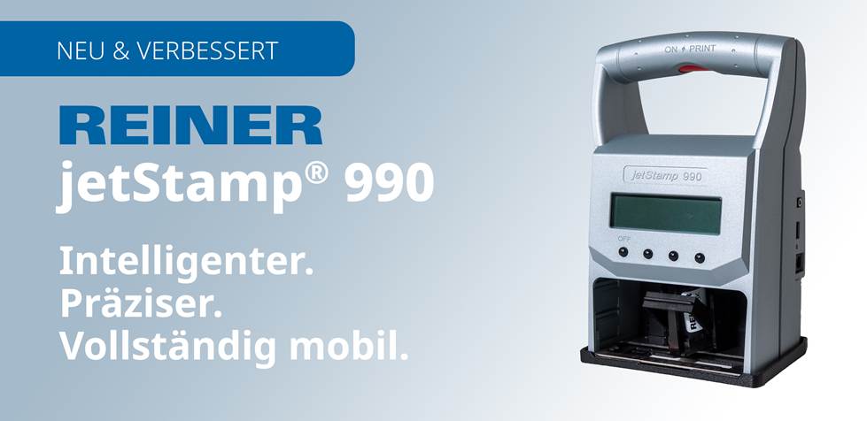 Reiner jetStamp 990 – neue verbesserte Version