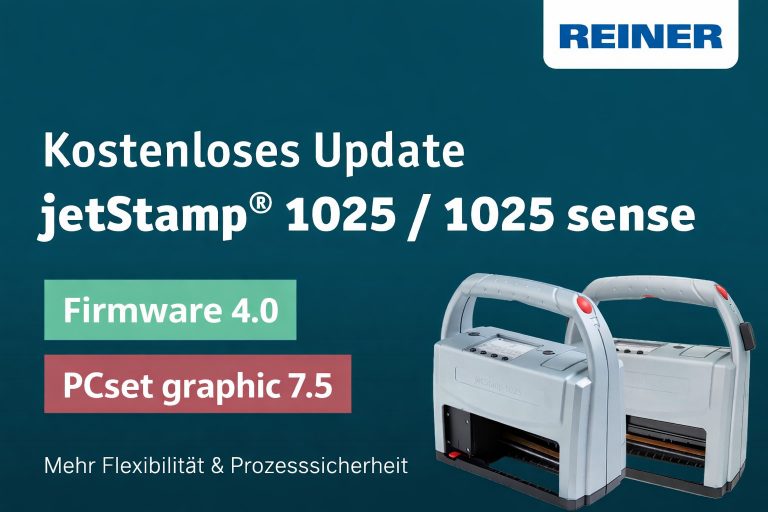 Neue Software- und Firmware-Updates für REINER jetStamp 1025 / 1025 sense